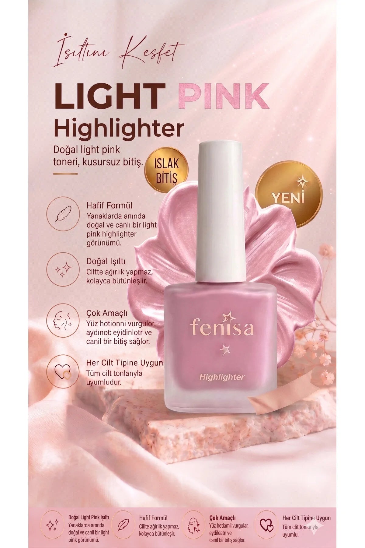 [vg:Light Pink] Likit aydınlatıcı Light Pink