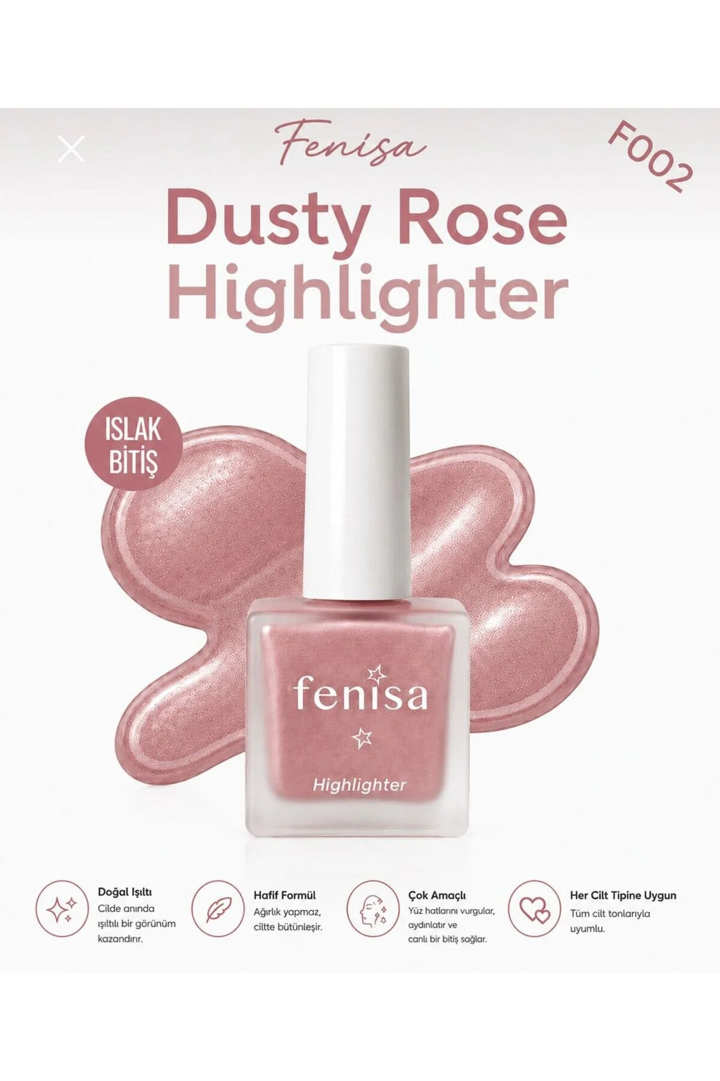 [vg:Dusty Rose] Likit aydınlatıcı Dusty Rose