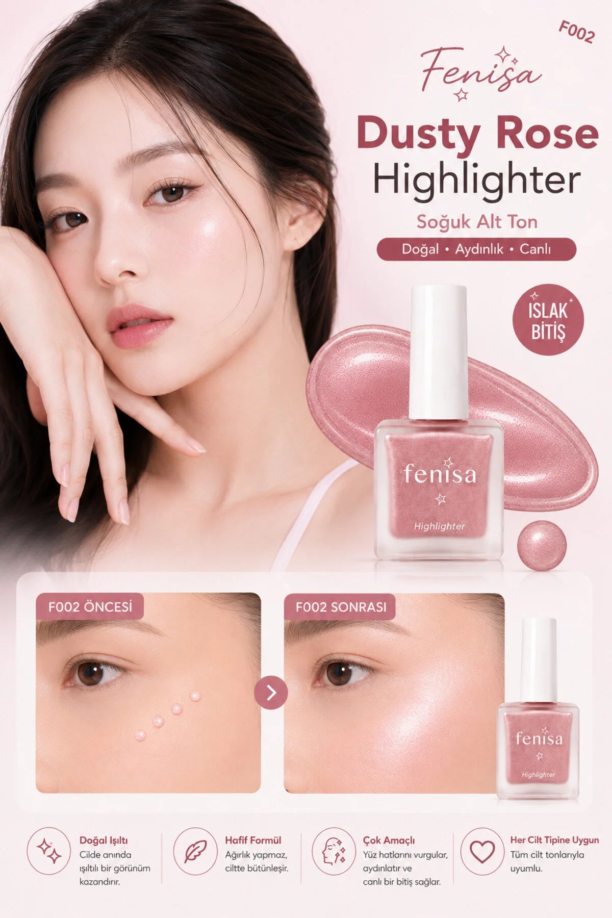 [vg:Dusty Rose] Likit aydınlatıcı Dusty Rose