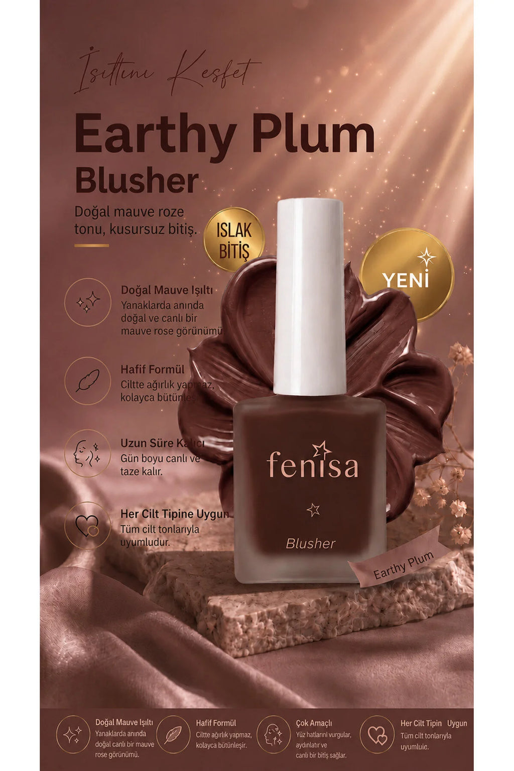 [vg:Earthy Plum] Likit blusher Earthy Plum