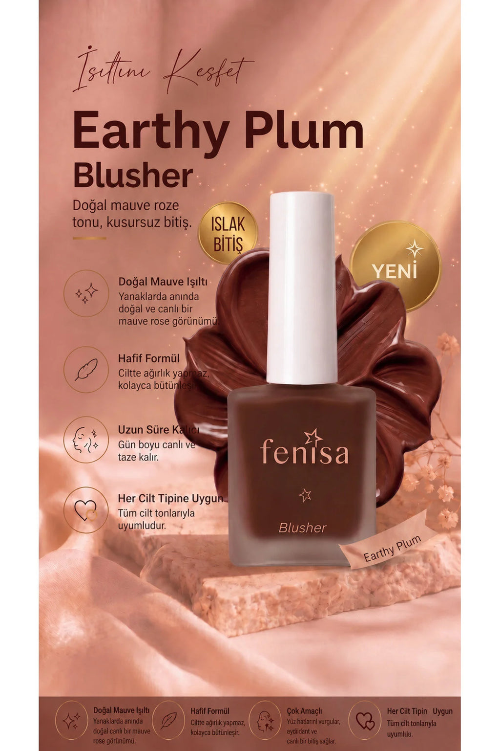 [vg:Earthy Plum] Likit blusher Earthy Plum