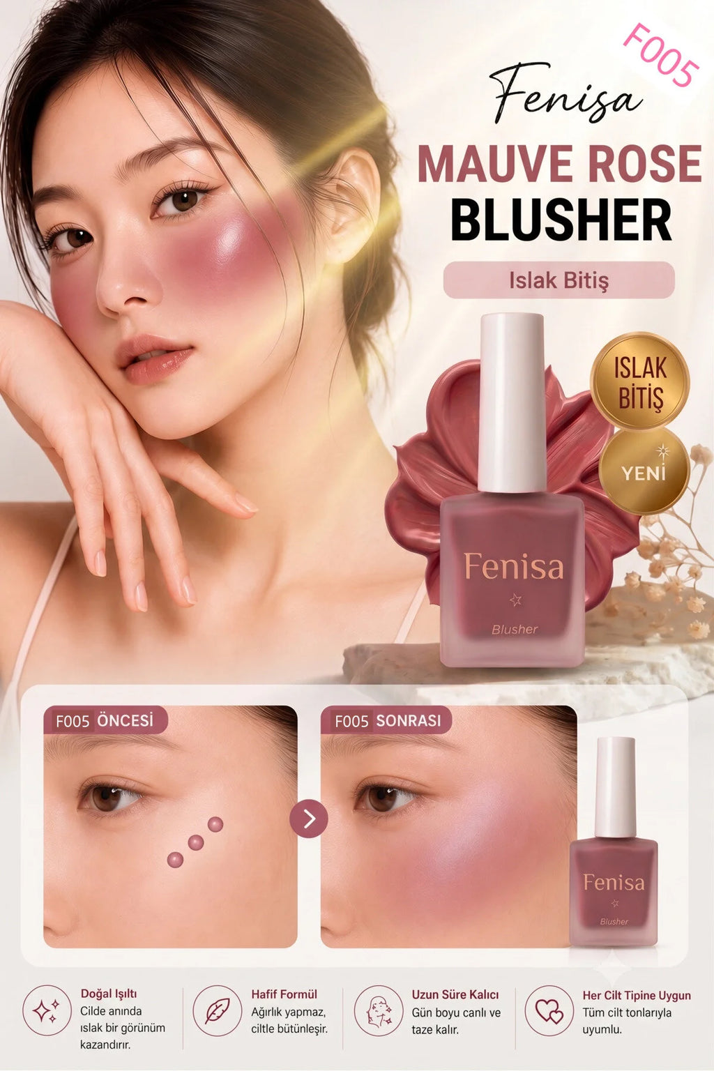 [vg:Mauve Rose] Likit blusher Mauve Rose